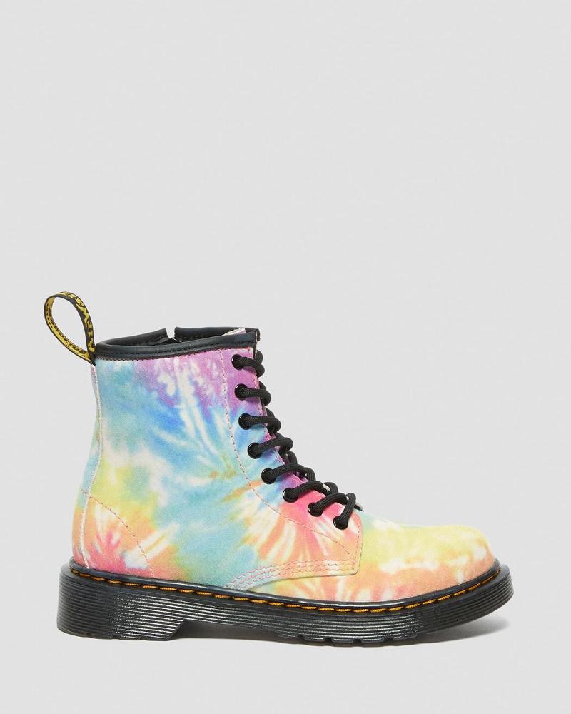 Dr Martens Junior 1460 Tie Dye Veterlaarzen Kinderen Gekleurd | NL 134OKI